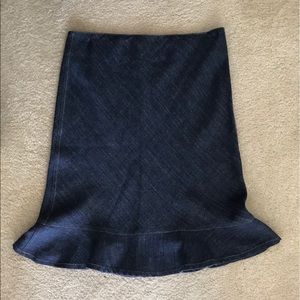Ralph Lauren ruffle hem skirt